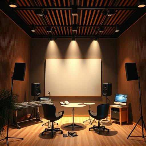 Int√©rieur du studio d'enregistrement de Studio Lumi√®re et Son √† Lyon