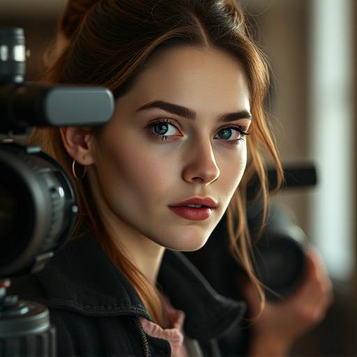 Portrait de L√©a Dupont, chef op√©ratrice de Studio Lumi√®re et Son
